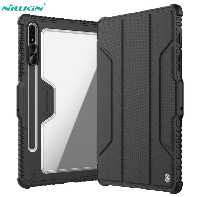Чехол-Бампер Nillkin для Samsung galaxy S8 5G / S8 + PLUS, кожаный чехол-книжка с магнитной застежкой и держателем для карандашей