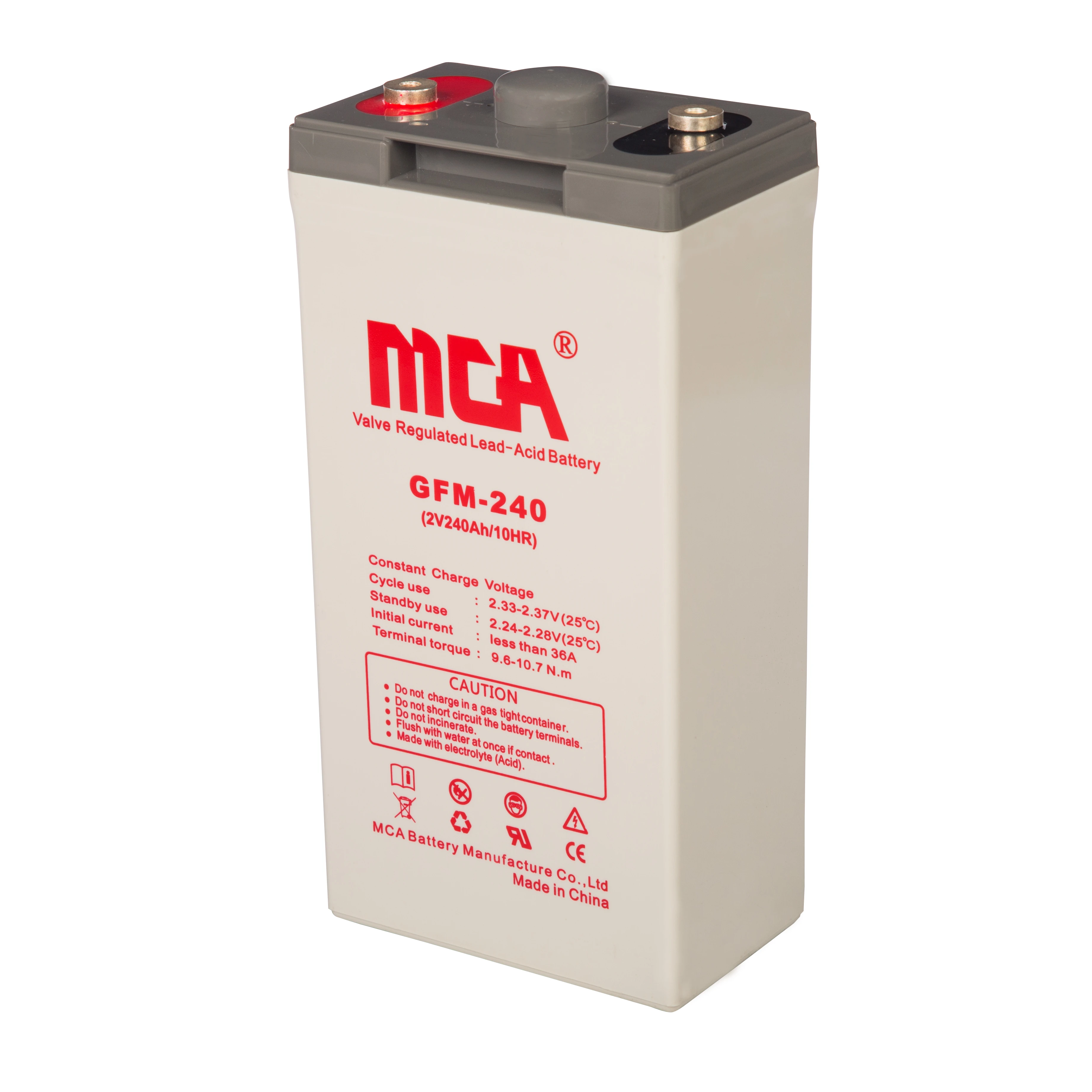 Telephone exchange system back up power 2V long life energy storage battery 200Ah