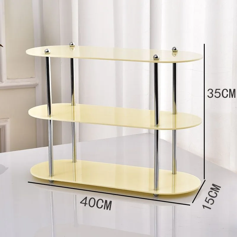 Factory Wholesale Open Display Rack Detachable Acrylic Storage Rack Household Bedroom Cosmetics Storage Rack