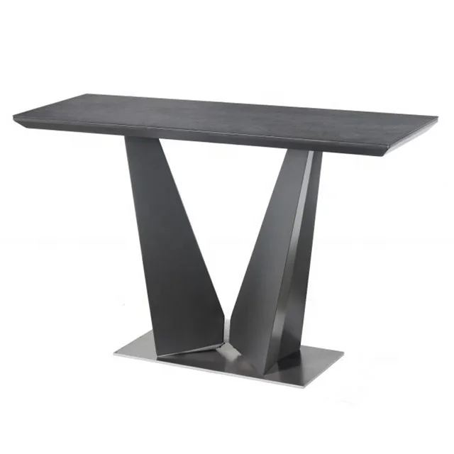 Grey Ceramic Console Table