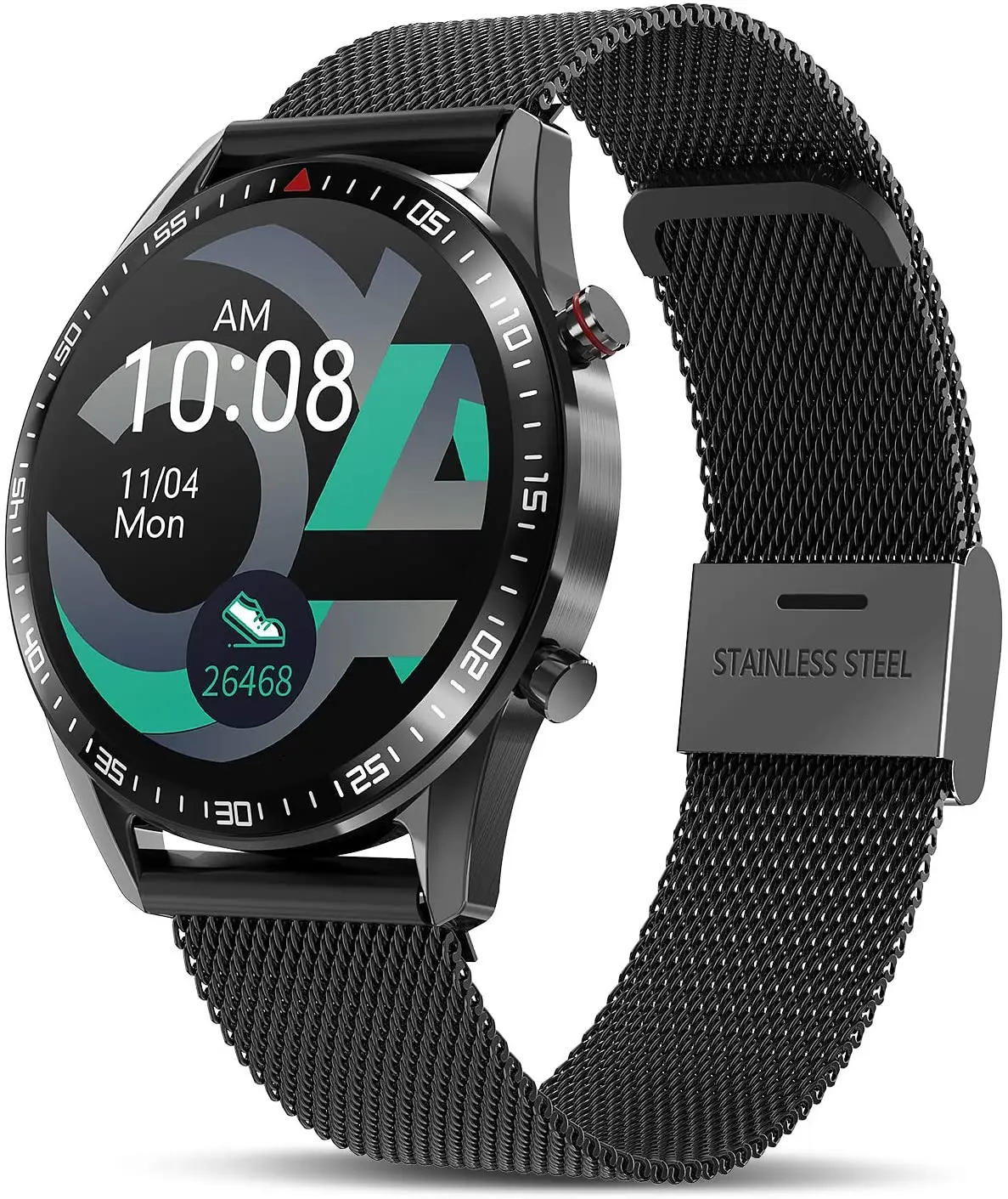 GX07 Smartwatch bracelet Health monitor Heart rate morpheometer Bluetooth 5.0 Call alert SMS   Automatic APP upgrade