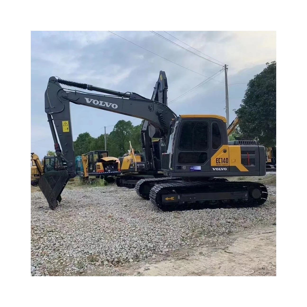 Высококачественная Землеройная техника VOLVO EC140 90% новый экскаватор низкая цена