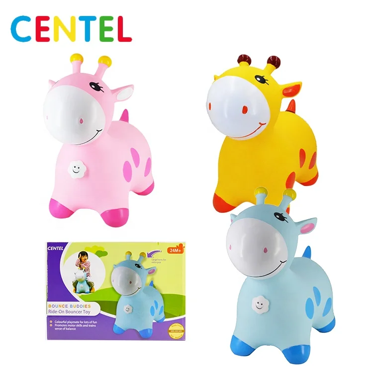
PVC inflatable jumping animal toy 
