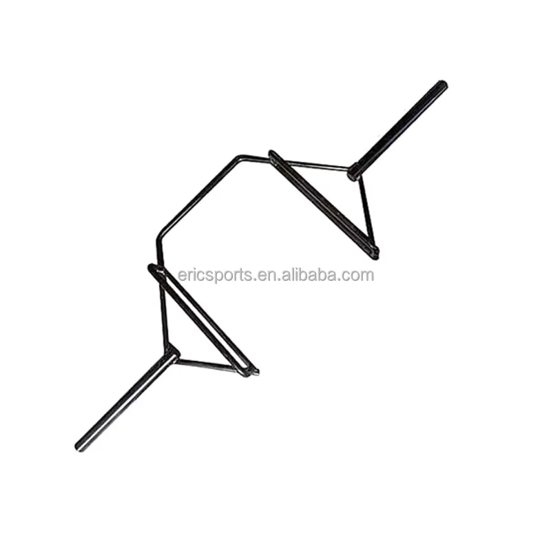 Weights Bar Barbell Weightlifting Powerlifting Chromed Standard Hex Trap Bar