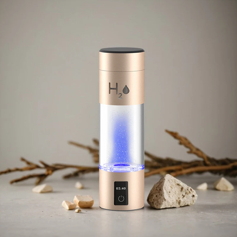 Recommend New Design 240ml Capacity Residual Chlorine Free Spe Pem Water Electrolysis Technology Hydrogen Water Bottle