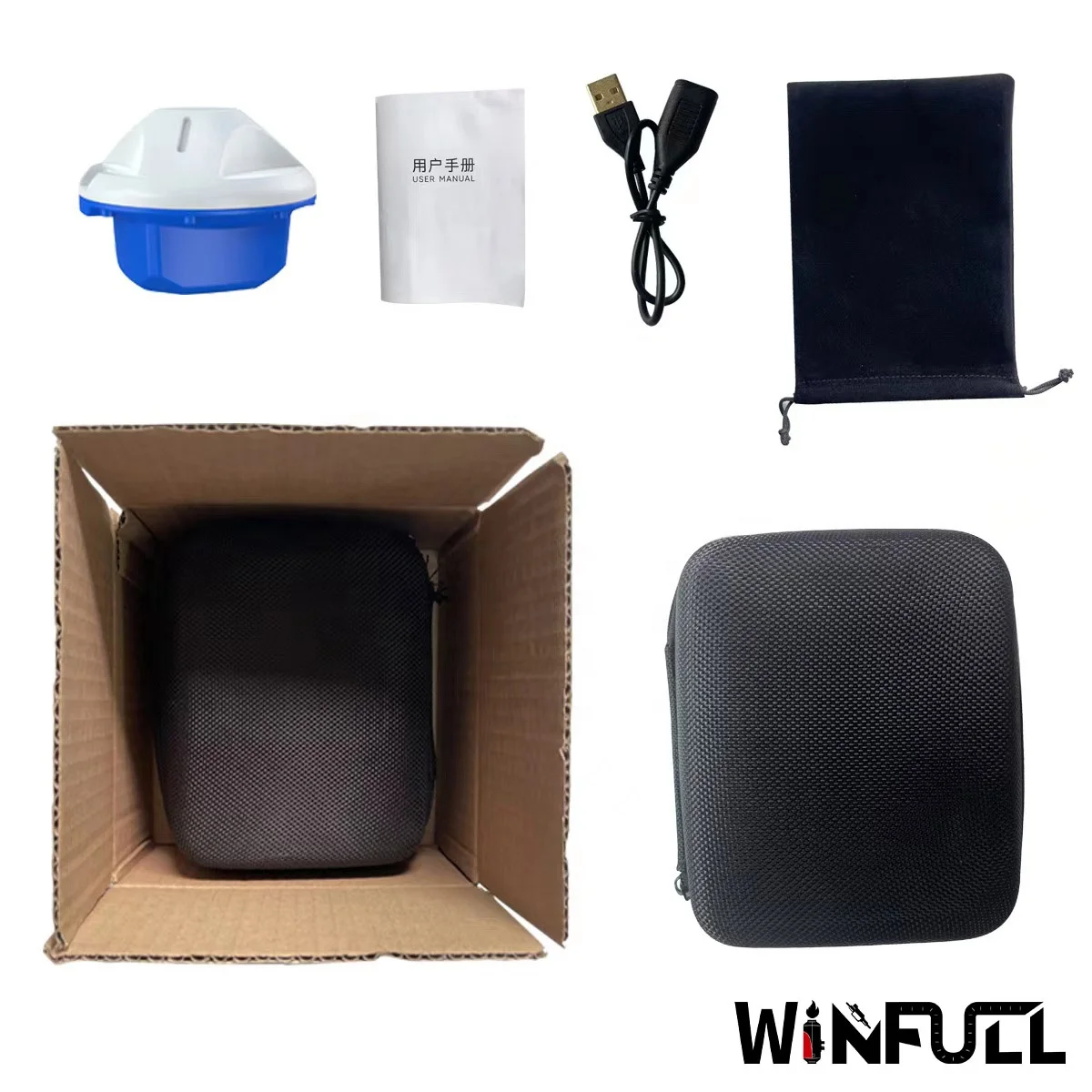 WINFULL SmartPhone Wireless Control Underwater Echo Sounder Portable Sonar Sensor Fish Finder For Fishing Boat Ice Fishing