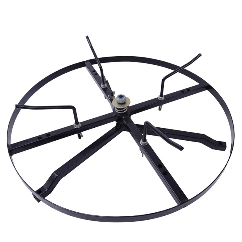 Black color durable power coated steel electric fence wire spinner