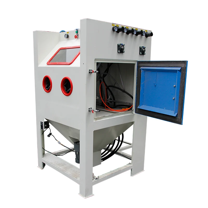 850L Automatic and Manual Blasting Gun Rust Remove Sand Blaster Machine