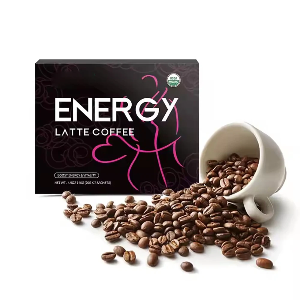 OEM/ODM Natural Energy Support Mushroom Man Coffee with Arabica Coffee Bean Instant Man Power Coffee