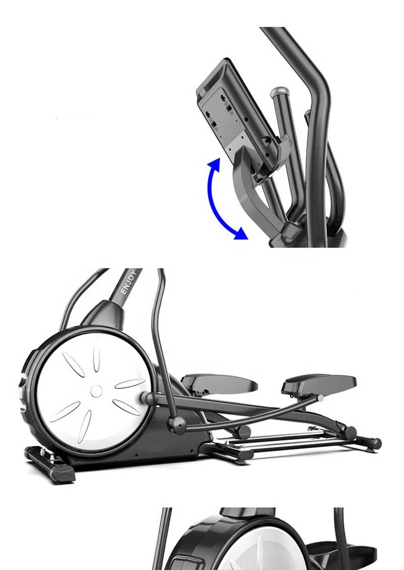 Fitness Suppliers Professional Gym Equipment Oem Parts Black Color Portable Cross Exercise Machine Bike Orbit Elliptical Trainer