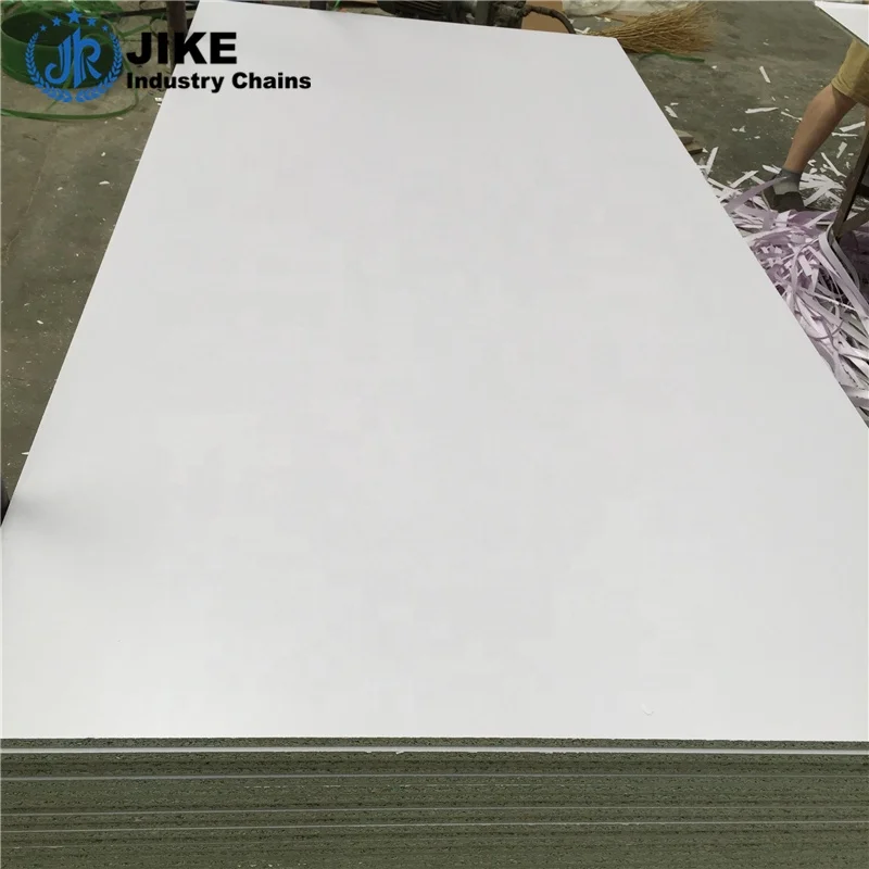 Белая меламиновая ламинированная МДФ доска JIKEWOOD 6