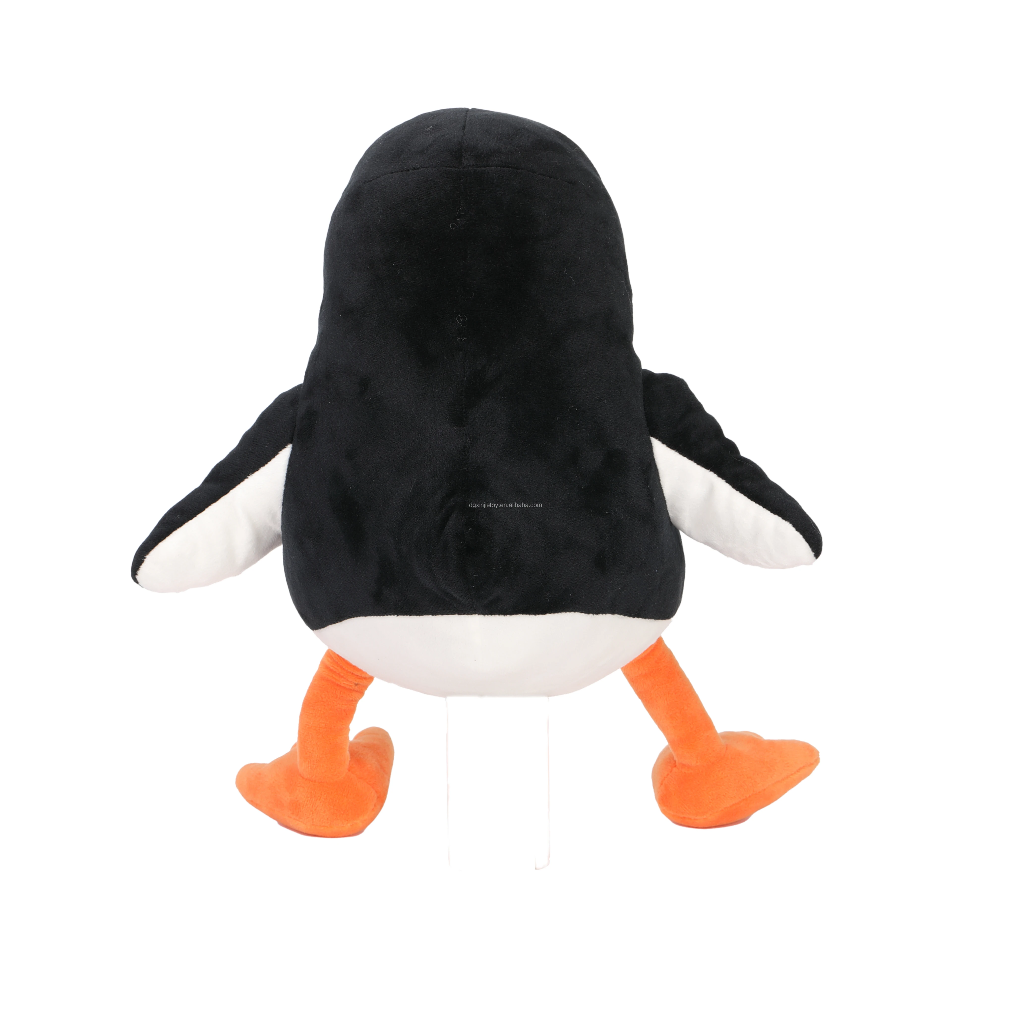 Personalized Plush Toy Source Factory Customization	Standing Penguin Printed Plush Toy Flexible Handmade Stuffed Toys
