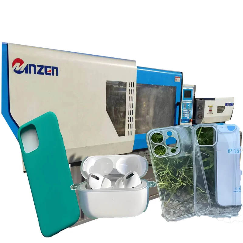 Make mobile phone protective case headphone protective cover machine TPU and ABS material Haitian injection molding machine 120T