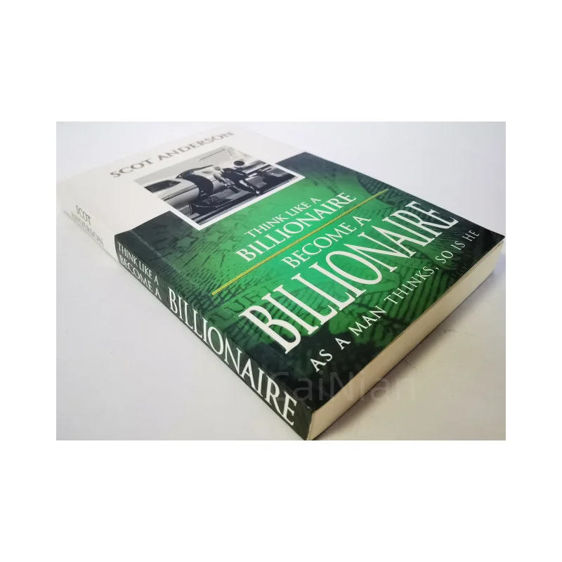 Лидер продаж новая печать в мягкой обложке думай как миллиардер станьте миллиардером скутером Андерсоном английские новые книги