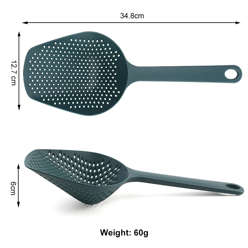 Кухонный пластиковый большой фильтр для приготовления фруктов ложка со шлицей лопатка дуршлаг