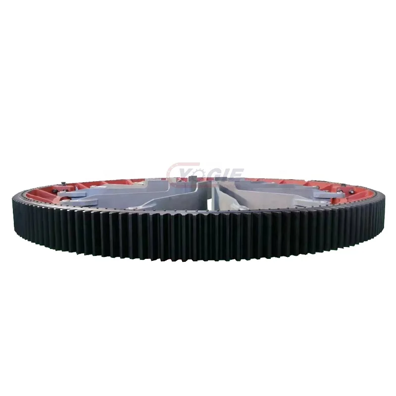 Customize heavy duty large modules segment gear ring for rotary kiln
