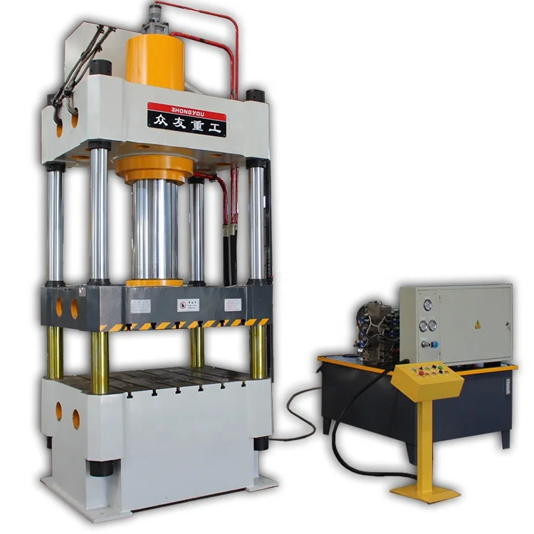 zhongyou 4 pillar shovel making hydraulic press machine