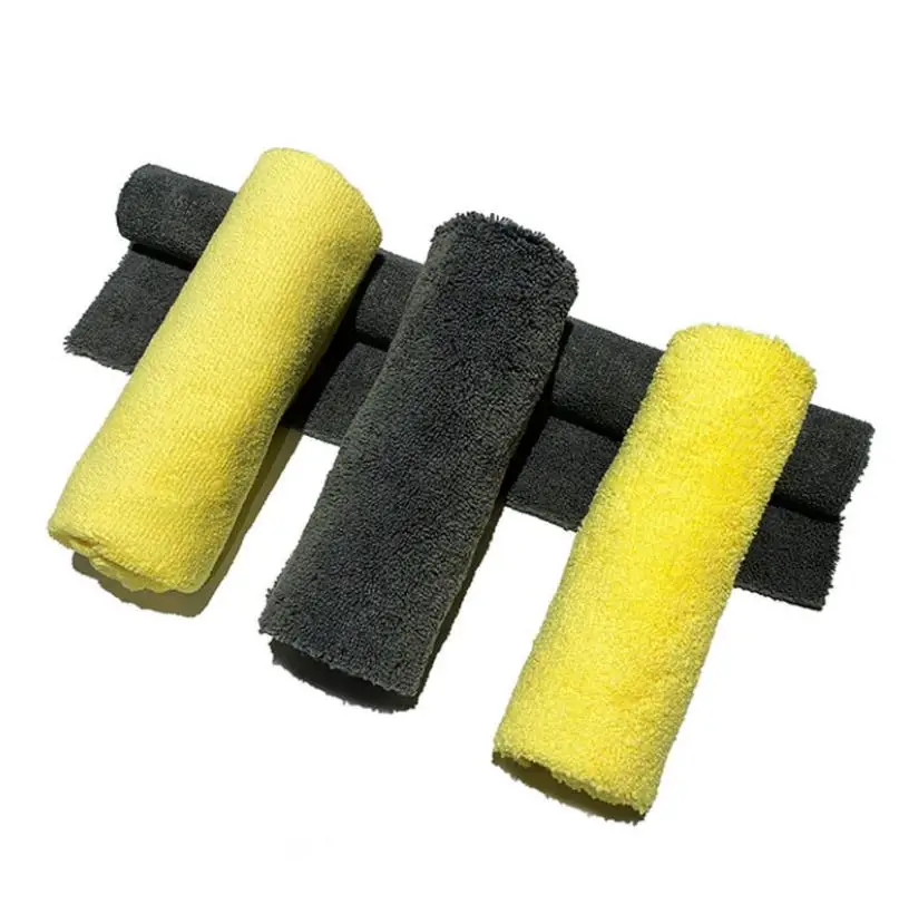 China Manufacturer Wholesale 16*16 inch Long-short Pile Microfiber Towels Car Care Detailing Coating Cloth