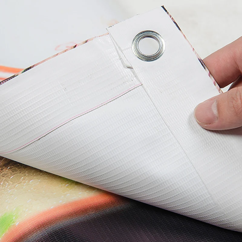 Пользовательские Открытый водонепроницаемый полноцветный печать уличный баннер ПВХ виниловый для рекламы