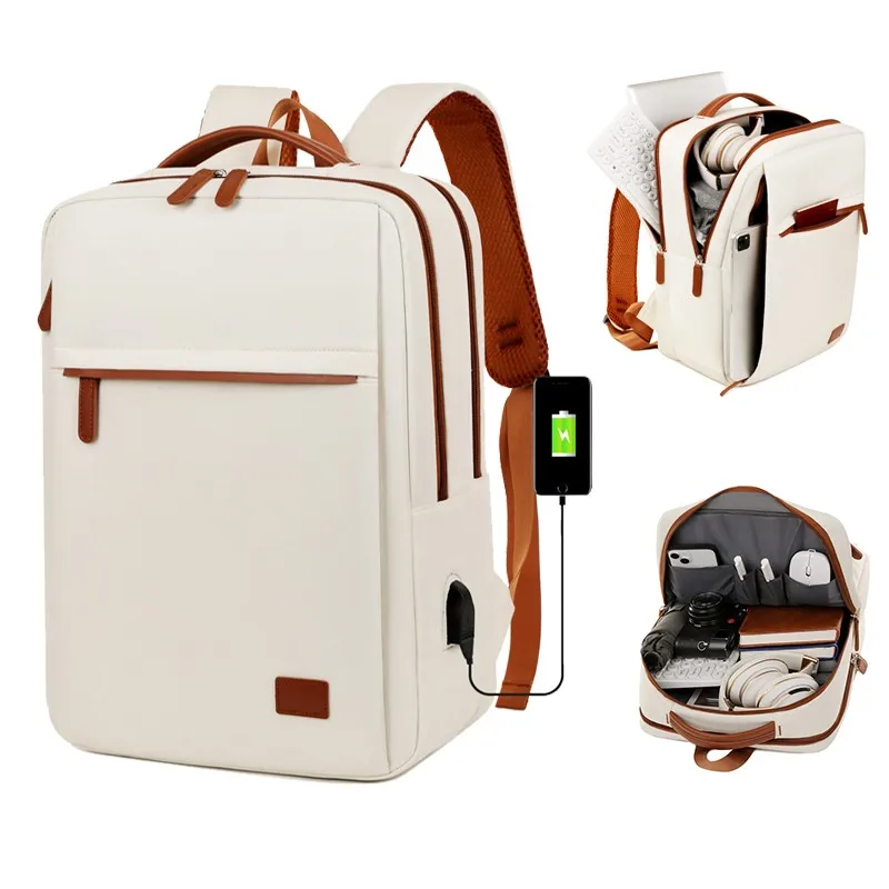Stylish High Quality Unisex Waterproof Soft Nylon Travel Business Laptop Backpack For Men Women