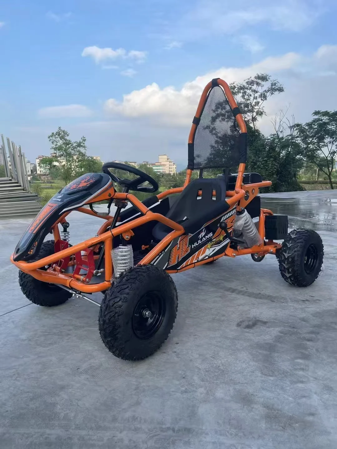 2024 Новый электрический Go Karts для взрослых двигатель 350 Вт развлекательные аттракционы гоночные сумасшедшие дрейфующие картинг-автомобили