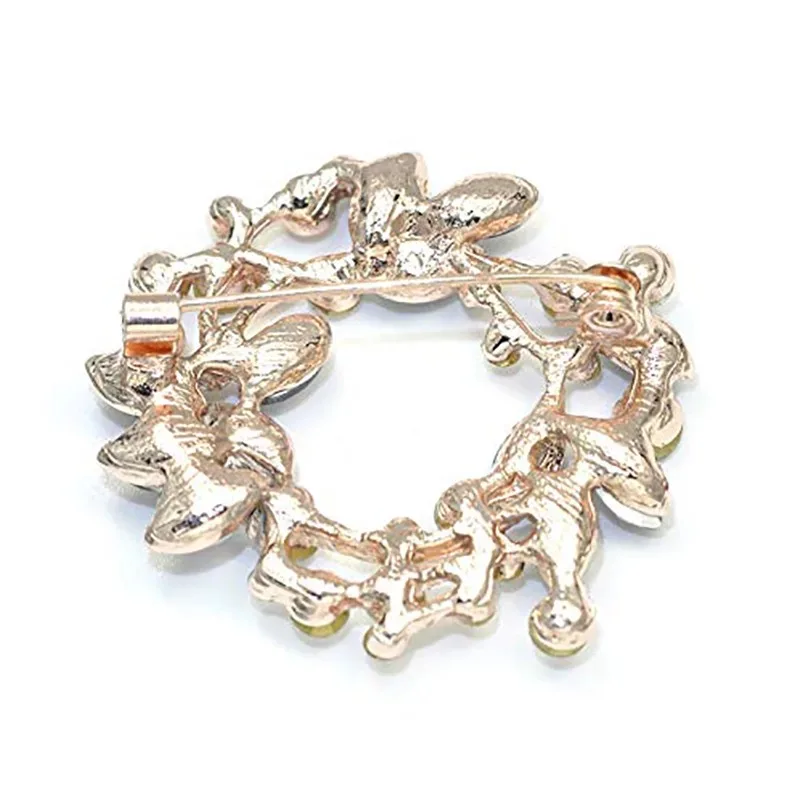 Wedding Rhinestone Broochec pin Austrian Crystal Swan Brooch Pin For Women