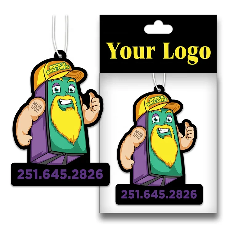 Customized logo/Customized smell car perfume freshener