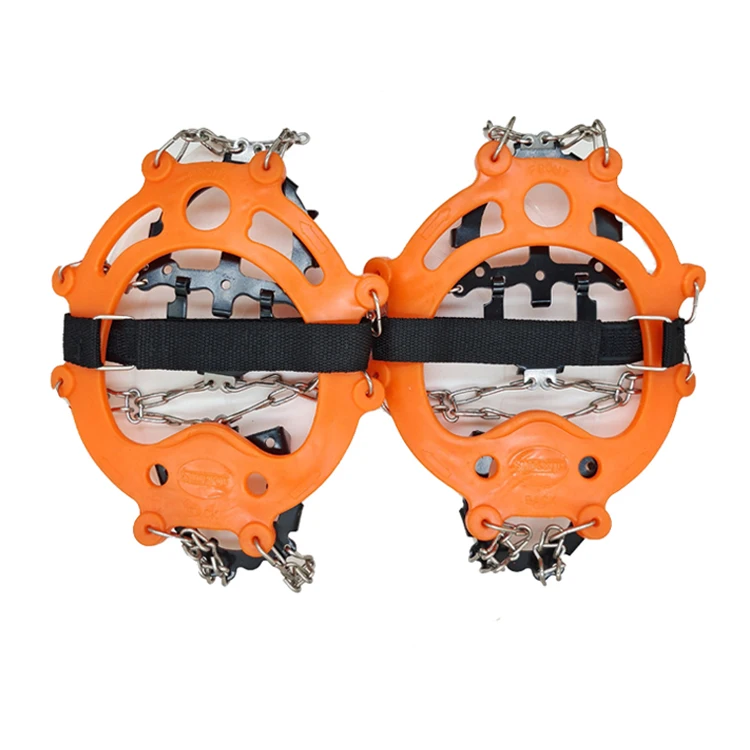 Professional Camping Climbing Ice Crampon Anti Slip Ice Snow Walking Shoe Spike Grip Outdoor Equipment