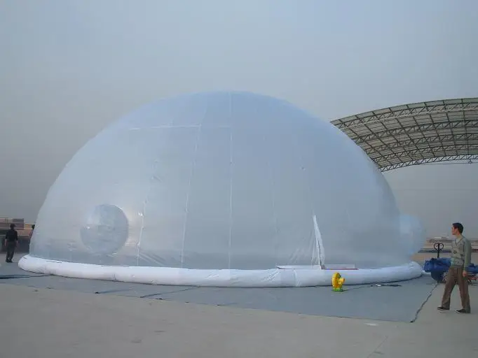 Custom size Craze hot bubble tent custom big PVC tarpaulin inflatable air dome tent