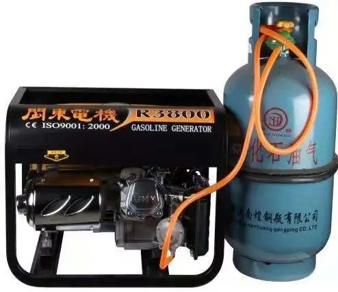 1kW 2kW 3kW 5kW 6kW 8kW 10kW AC Single Phase Gas Generator with Natural Gas Or LPG Biogas For Home Use