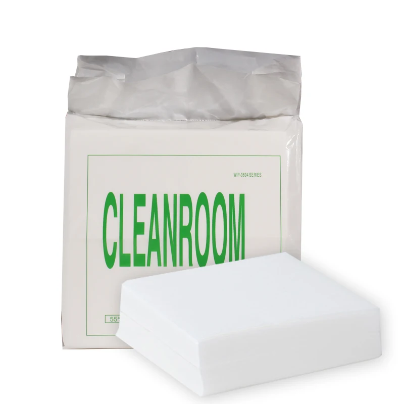 Soft material Wood pulp raw material WIP-0604 Series Wipes For microelectronics production
