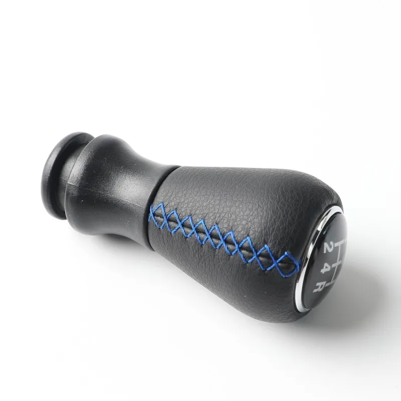Car interior spare parts manual transsmission handball 5 speed leather for peugeot 406 gear shift knob