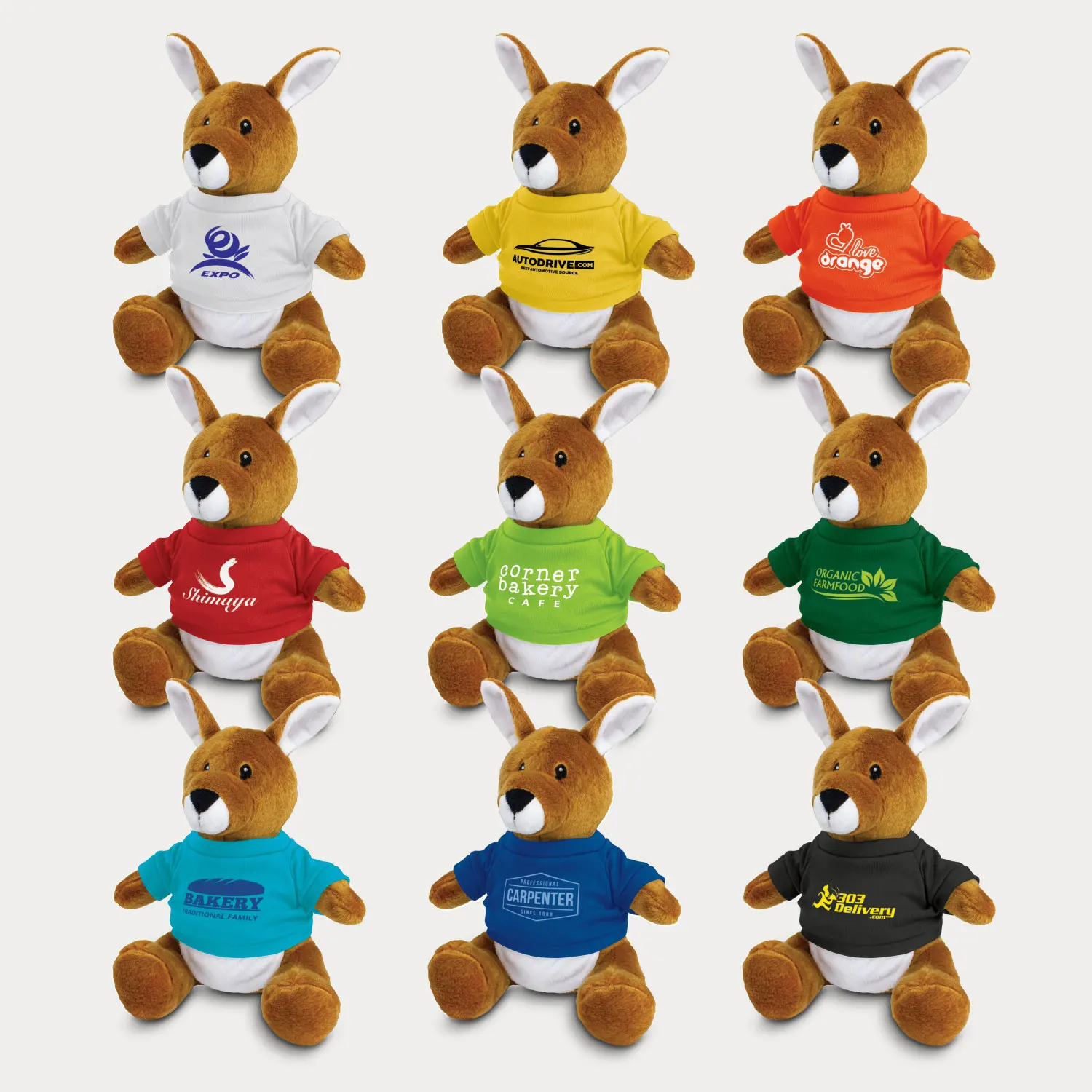 High Quality Toys Cute Animals Doll For Children Gifts Plush Toy Custom Fashion Soft Stuffed Kangaroo Toy