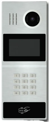 Video Door Phone Intercom Wired IP Intercom Access Control System Multi Apartment