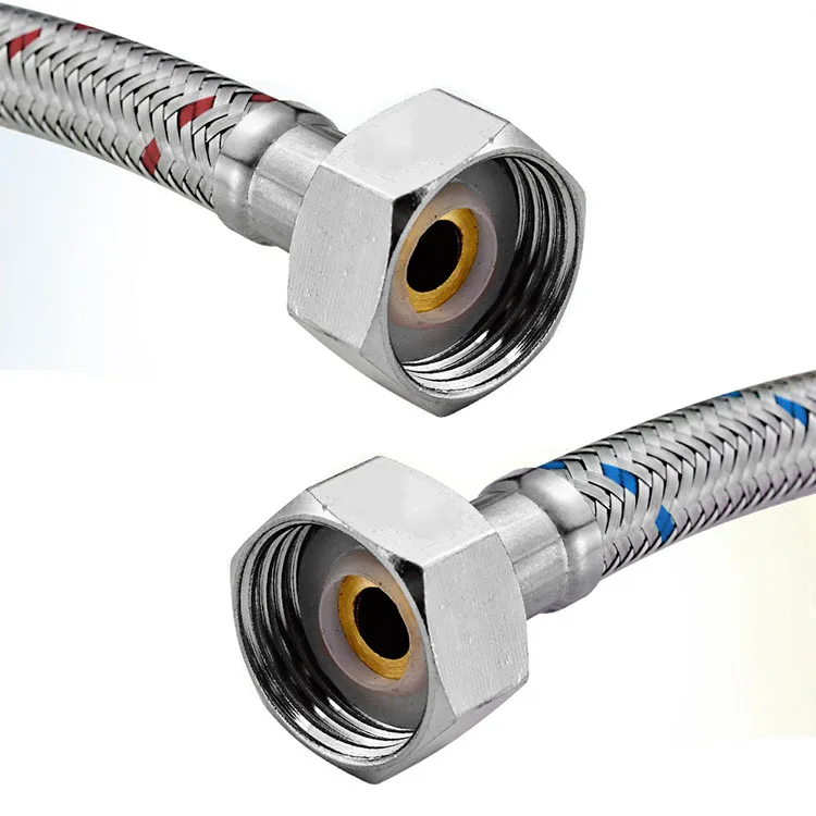 hot and cold water flexible shower hose hot and cold water plumbing hose manguera del grifo