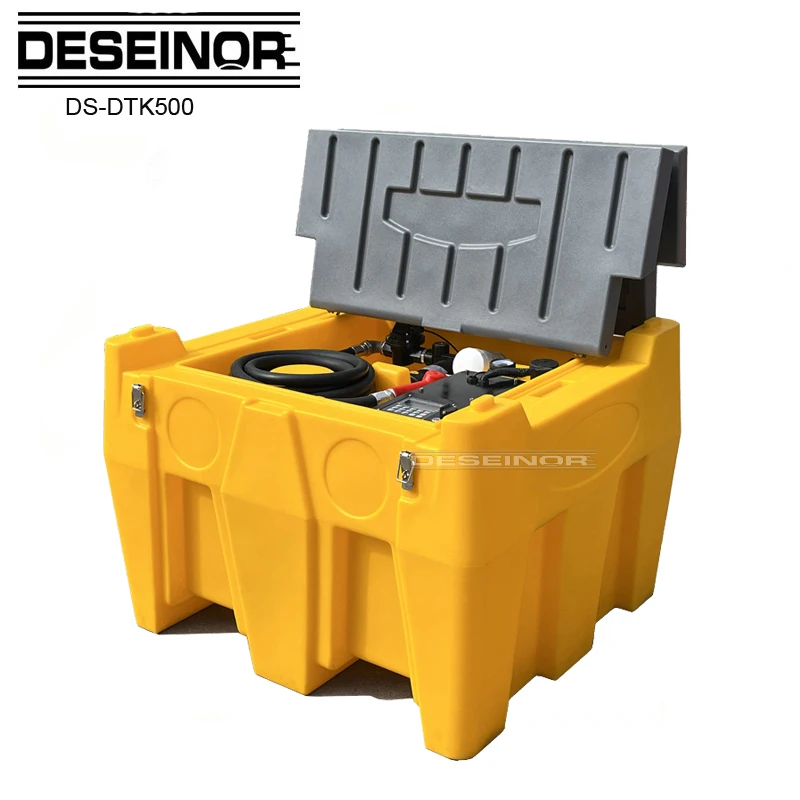 China 500 L  Portable Diesel Storage & Dispensing Tank with doble Pump