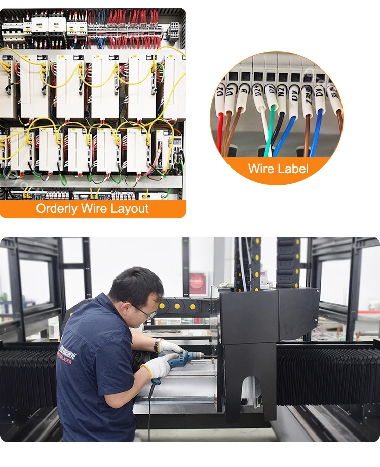High Quality 1500w 2000w3000w Highspeed Pratt Desktop1530 Fiber Laser Cutting Machine