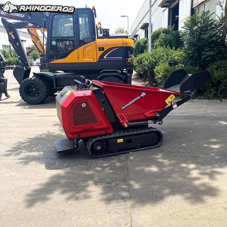 Truck mini dumper Rhinoceros XN800 mini dumper truck 800kgs crawler dumper new used
