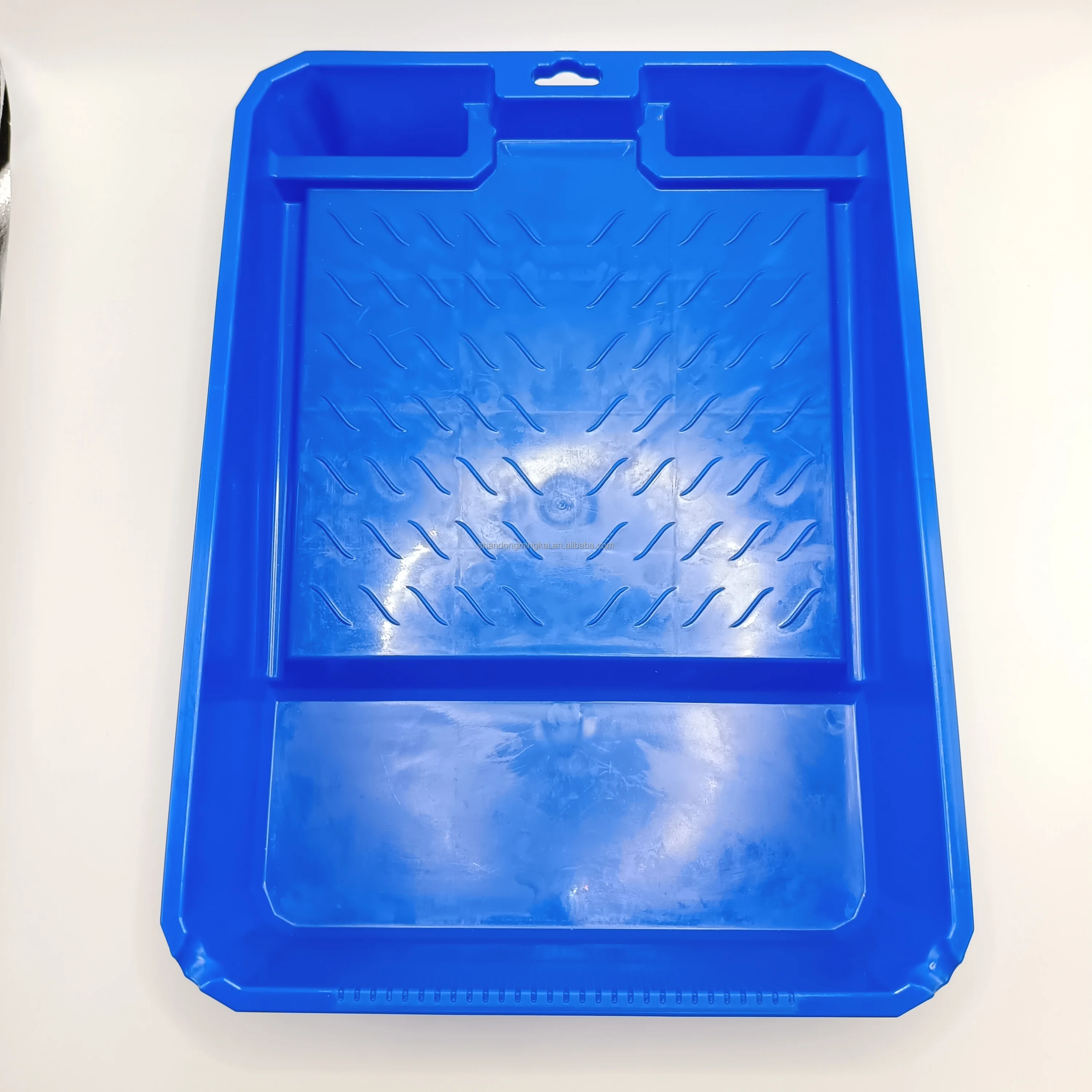 High Quality Cheap Stable Green Color Plastic Oil Paint Tray Durable Recyclable MINI Roller Plastic Painting Brush Tray