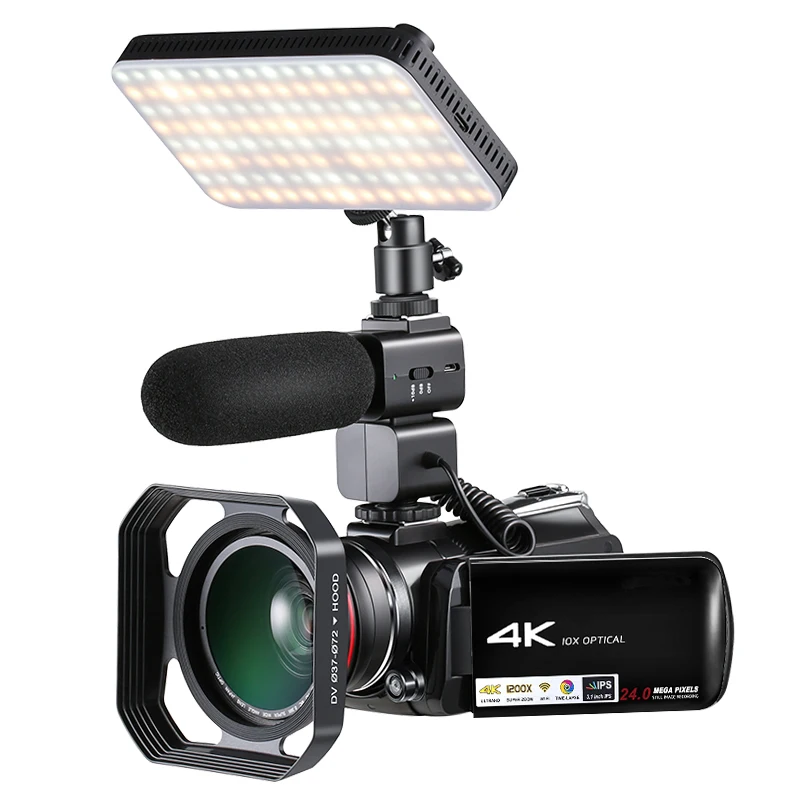 Цифровая видеокамера с 10-кратным оптическим зумом Full Hd 1080P