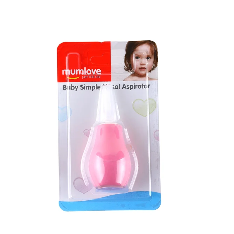 Mumlove Soft Baby Nasal Aspirator Food grade bpa free Nose Cleaner for baby aspirator