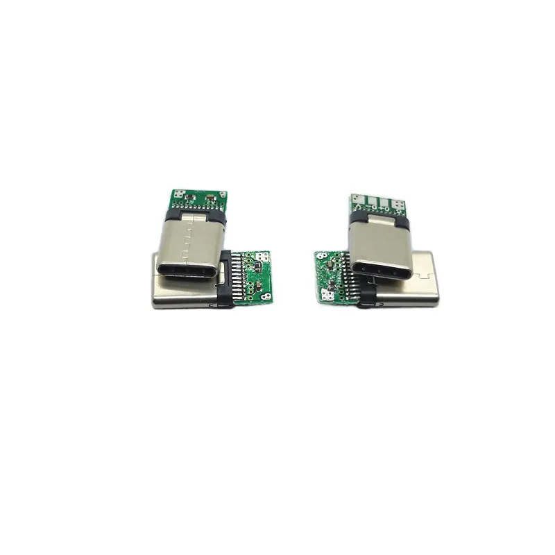  USB 3 0 1 штекер для зарядки и передачи данных Тип C штепсельная Вилка разъем с печатной
