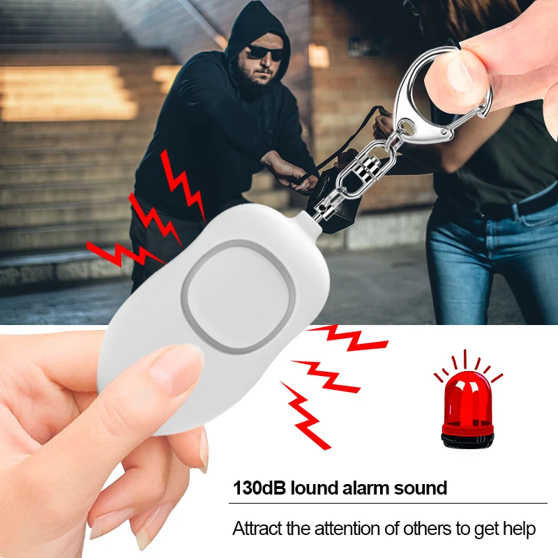 130db Women children and elderly personal security emergency button alert emergency SOS security self-defense alert