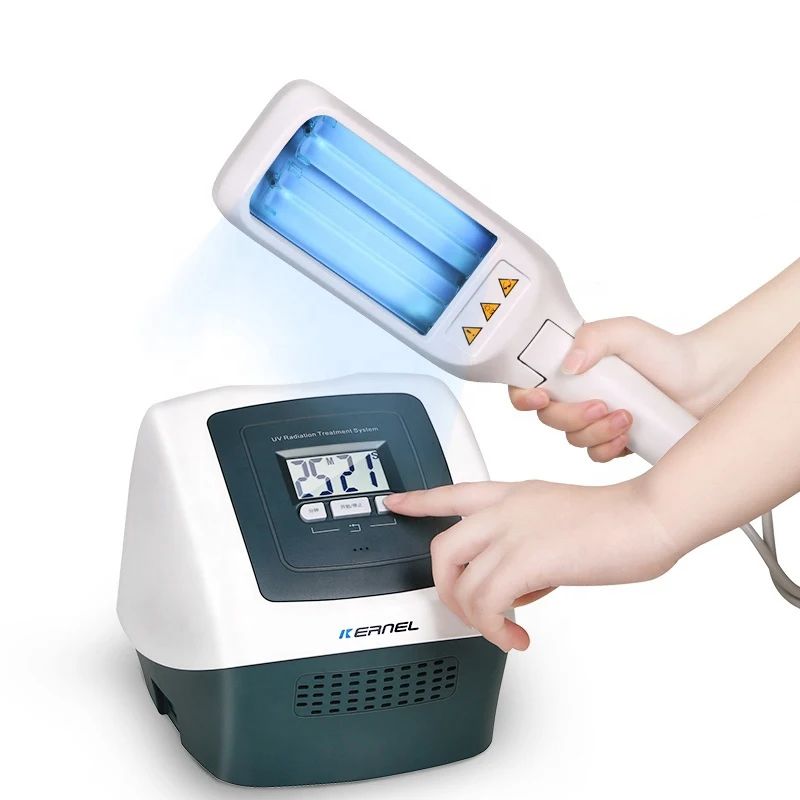 2024 newest medical equipment blood analysis phototherapy scientific application uv led Narrow band hand held for vitiligo