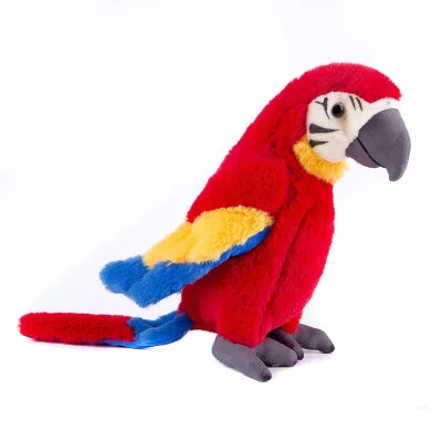 
22 CM Hot Selling Wholesale Electronic Music Toy Plush Simulation Parrot Toy Plush Talking Parrot 