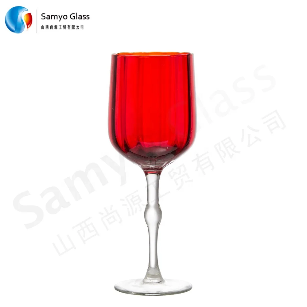 Samyo Handmade Best Selling Fancy Colored Glassware Sets Wholesale