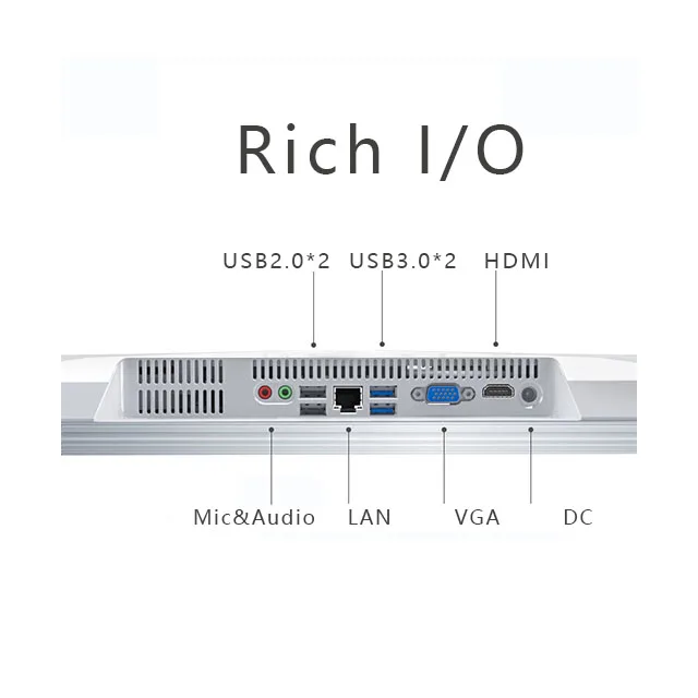 Заводской поставщик i3/i5/i7/i9 1920*1080 DDR3 4 ГБ/8 ГБ 256 SSD дисплей офисный и игровой моноблок настольный компьютер