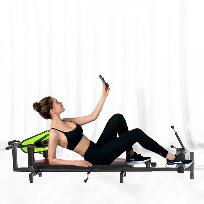 Lying Flat Leg Back Neck Cervical  Traction Device Pain Exercise Therapy Bench Inversion Boots Table Innovative Stretcher