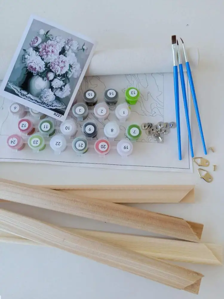 CHENISTORY DZ992528 Painting By Numbers Oil Canvas Diy Christmas series coloring by number drawing diy Paint By Number