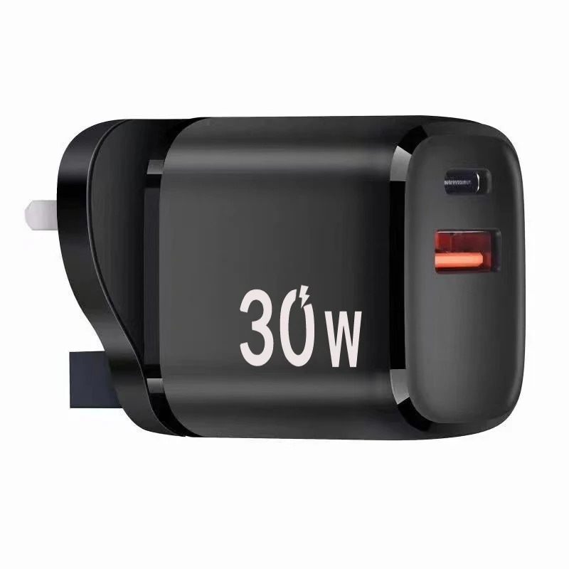 Блок быстрой зарядки для huawei mate50, 30 Вт, два порта PD PPS & QC 3,0 Type C, Зарядные блоки для iPhone 14